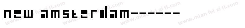 new amsterdam字体转换
